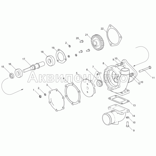 Насос водяной