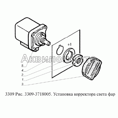 Установка корректора света фар
