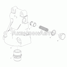 5340.1012012 Корпус масляного фильтра с клапаном теплообменника