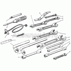 Комплект инструмента и приспособлений