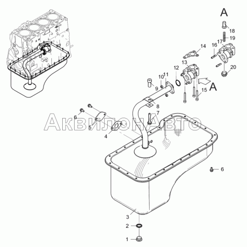 Картер масляный (для двигателей 5342-30-100900-010 ЯМЗ-5342, ЯМЗ-5344)