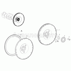 Маховик (для двигателей ЯМЗ-5362-01, ЯМЗ-5362-02, ЯМЗ-536-41, ЯМЗ-536-42) 536-30-100500-030