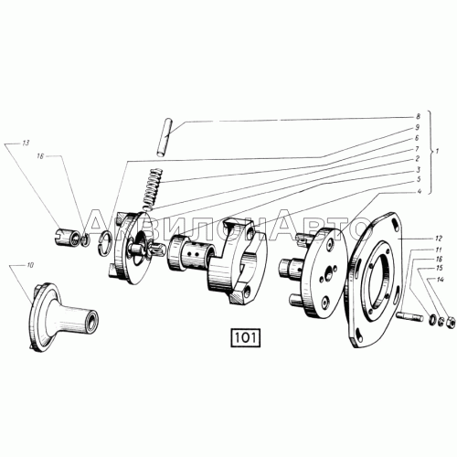 Муфта автоматическая СМД-60, -62, -64, -66, -72