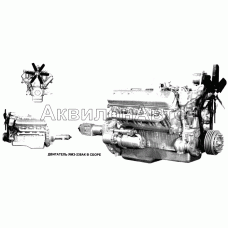 Двигатель ЯМЗ-238АК в сборе