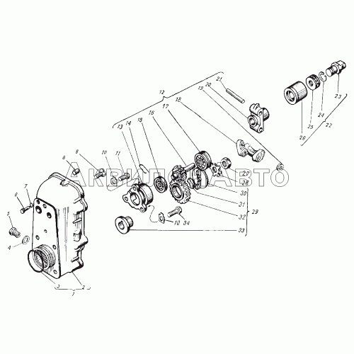 Корпус регулятора частоты вращения Корпус регулятора частоты вращения