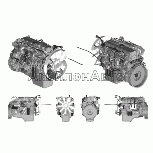 Двигатели ЯМЗ-536, ЯМ-5361, ЯМЗ-5363 в сборе