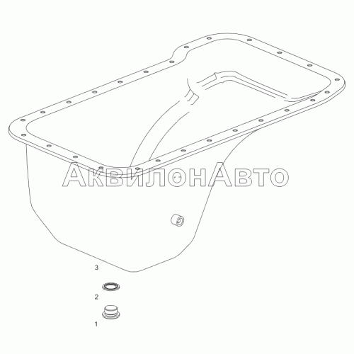 5344.1009010 Картер масляный в сборе
