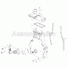 6585.1002249 Установка крышки шестерен распределения