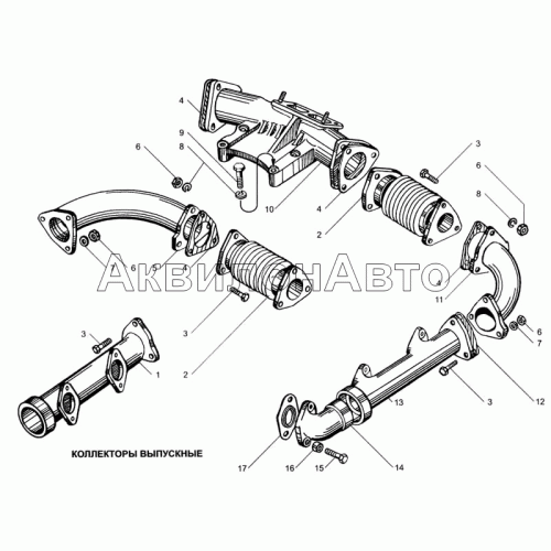 Коллекторы выпускные Коллекторы выпускные
