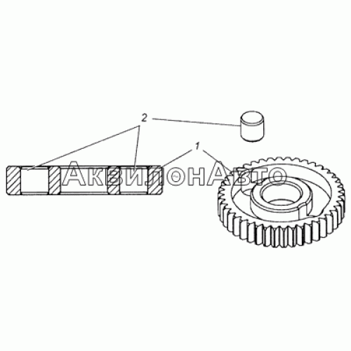 333.1110515-30 Шестерня регулятора ведущая в сборе