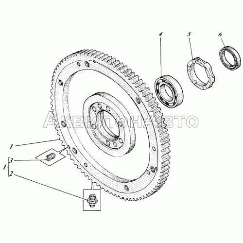 Маховик 6ТЗ-04с2-10