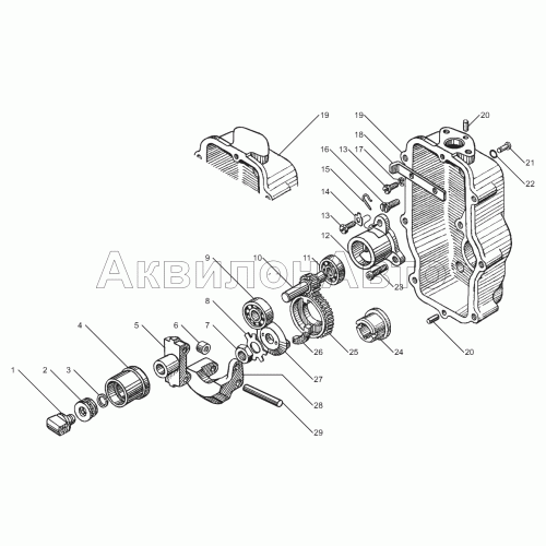 Корпус регулятора частоты вращения