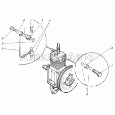 Установка компрессора 442-25c1-62