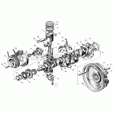 Поршни и шатуны. Коленчатый вал и маховик