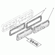 Установка крышек боковых