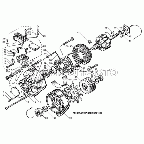Генератор 6582.3701-03 Генератор 6582.3701-03