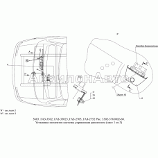 3302-3761002-60 Установка элементов системы управления двигателем