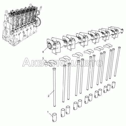 Привод клапанов 536-30-100700-010