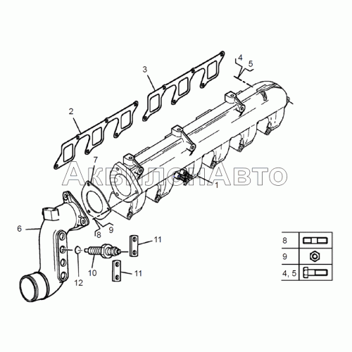Коллектор впускной
