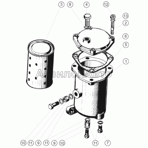 Фильтр топливный тонкой очистки