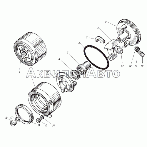 Муфта опережения впрыскивания топлива