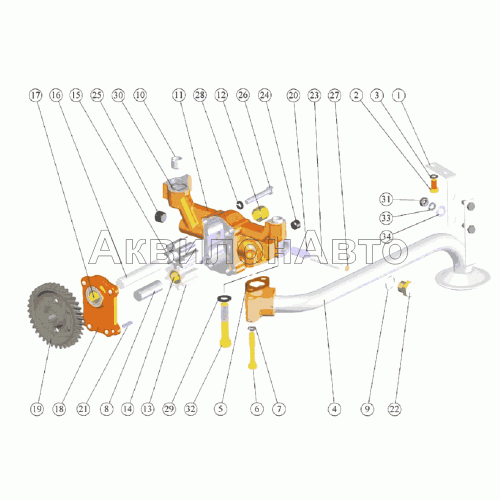Установка насоса масляного. Установка приемника насоса масляного Установка насоса масляного. Установка приемника насоса масляного