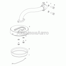 238Ф-1011398-АЗ Труба всасывающая с заборником