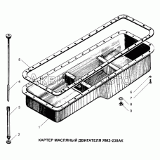 Картер масляный двигателя ЯМЗ-238АК