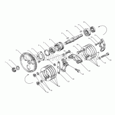 Привод ТНВД двигателей ЯМЗ-238БЕ, ЯМЗ-238ДЕ