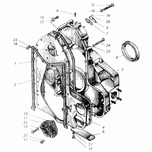 Картер маховика Картер маховика