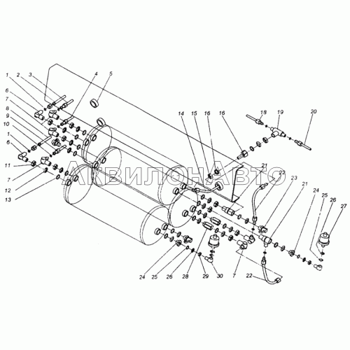 Присоединительная арматура к ресиверам