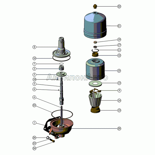 Установка центробежного масляного фильтра Установка центробежного масляного фильтра