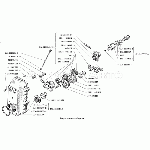 Регулятор числа оборотов