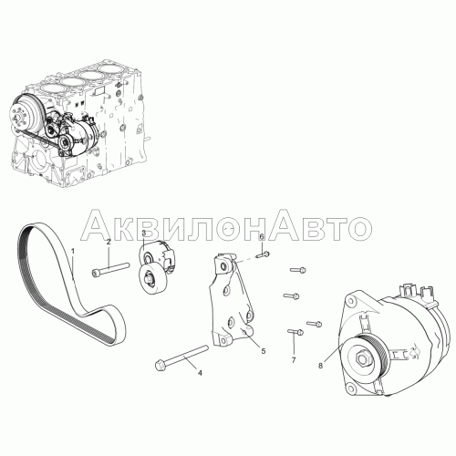Привод генератора 5340-30-370100-010
