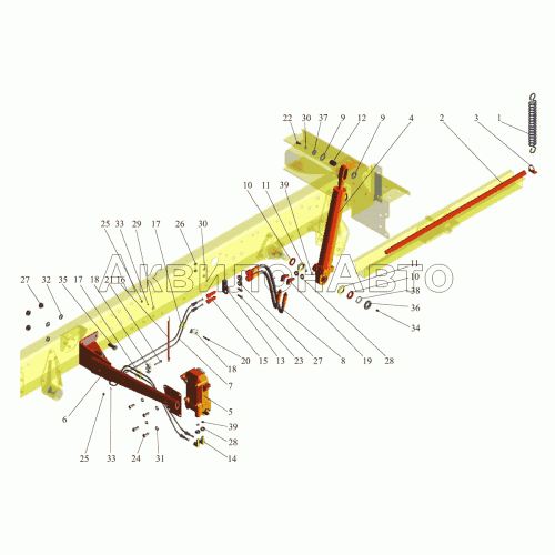 Механизм подъема кабины