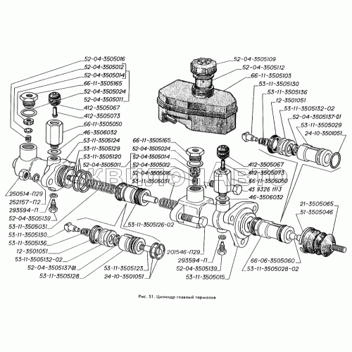 Цилиндр главный тормозов