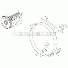 Кожух вентилятора 536-30-130900-010