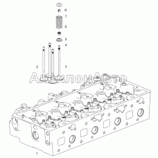 5340.1003010-10 Головка цилиндров с клапанами