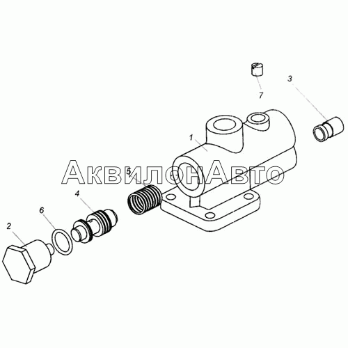 Клапан расхода и давления