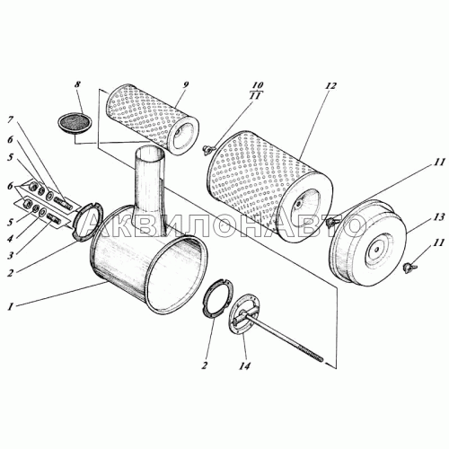 Воздухоочиститель 461-12с2-6 Воздухоочиститель 461-12с2-6