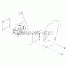 5343.1115005-20 Установка впускного тракта (ЯМЗ-53443-20, ЯМЗ-53443-22, ЯМЗ-53443-30)
