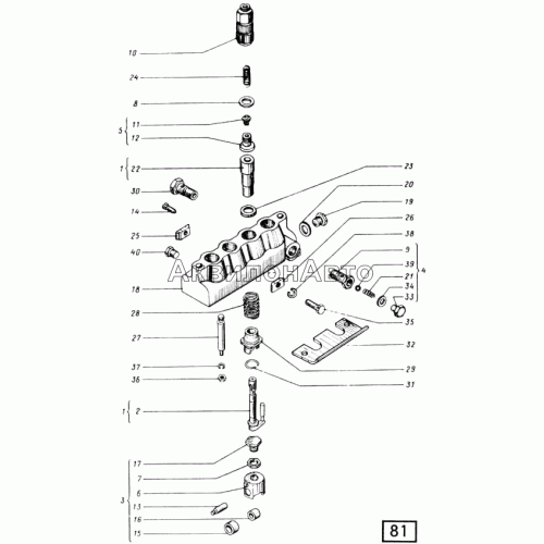 Головка топливного насоса СМД-14НГ,-14БН,-15Н,-19,-20