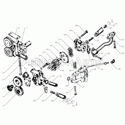 Насос масляный