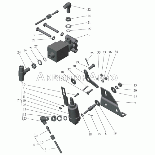 Привод останова двигателя 437141-1115004