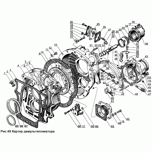 Картер демультипликатора Картер демультипликатора