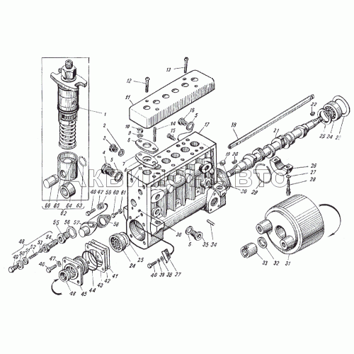 Корпус топливного насоса высокого давления Корпус топливного насоса высокого давления