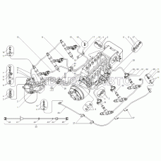 ТРУБОПРОВОДЫ ТОПЛИВНЫЕ двигателей ЯМЗ-6562.10, ЯМЗ-6563.10