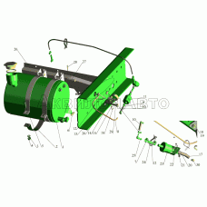 Топливопроводы питания подогревателя Thermo 90S. 437041-1015004-010