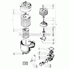 Воздухоочиститель СМД-21, -22, 22А, 23, 23.01, 23.02, 24, 24.01, 24.02