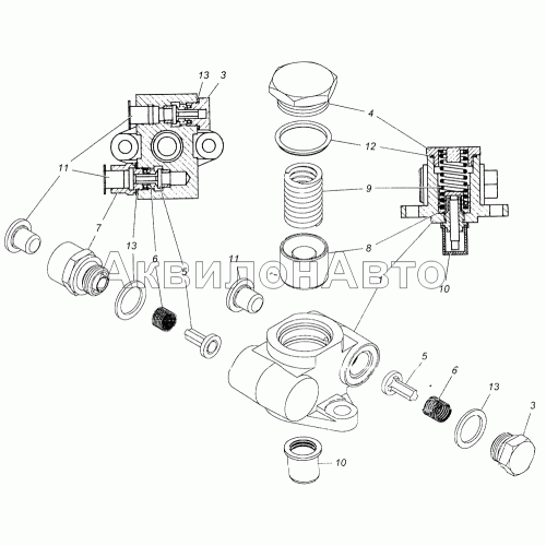 332.1106010 Топливный насос низкого давления в сборе 332.1106010 Топливный насос низкого давления в сборе